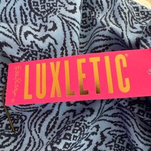 Lilly Pulitzer Luxletic Blue and Pink Top